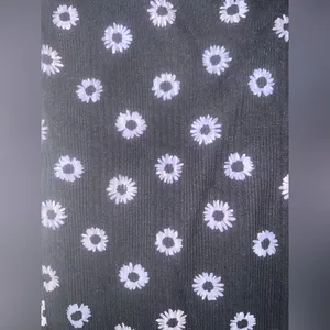 Ultra Flirt Black Floral‎ Wide Leg Pants Small NWT thumbnail 2