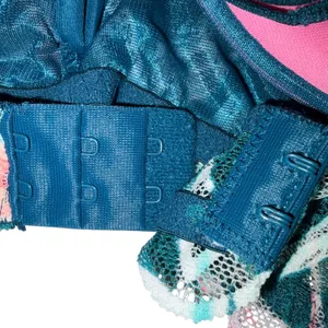 Victoria’s Secret PINK Tropical Teal Date Push Up V Wire Racerback Padded Bralette Small thumbnail 7