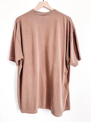 Comfort Colors Brown Teddy Bear Starbucks Graphic Cotton Shirt 2XL thumbnail 5