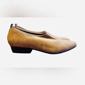 Naked Feet Caldi Pointed Toe‎ Suede Heel 7 Memory Foam Cottagcore thumbnail 8