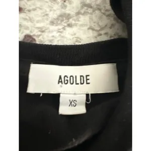 Agolde adine black tee shirt xs thumbnail 2
