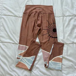 Silverwind Desert Sun High Waisted Sustainable Leggings Terracotta Womens Large thumbnail 6