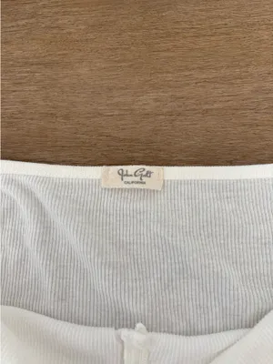Brandy Melville White Lace Tank Top thumbnail 3