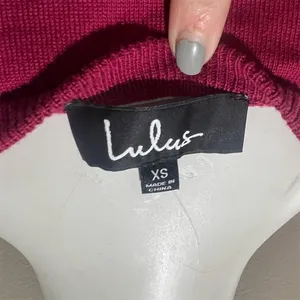 Lulus Women's XS Pink Half-Sleeve Sweater Dress V-Neck Knit thumbnail 8