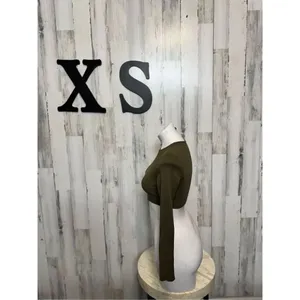 Green crop top Green Size XS thumbnail 3