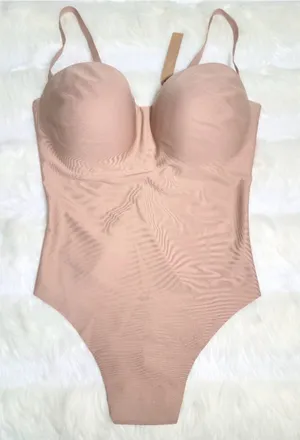 Nwt Skims Molded Body Underwire Thong Bodysuit Strapless Sienna Small (B13) thumbnail 1