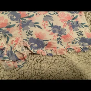 Floral Ruffled Sleep Shorts Size M thumbnail 3