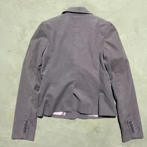 Vintage Juicy Couture Jeans Purple Corduroy Blazer Pink Lining M 90s Y2K Preppy thumbnail 7