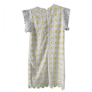 J.Crew Short-sleeve dress in floral crochet 2 thumbnail 2