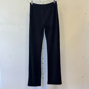 Kobi Halperin Black Ponte Flare Leg Side Zip Dress Pants Size 6 Full Length thumbnail 3