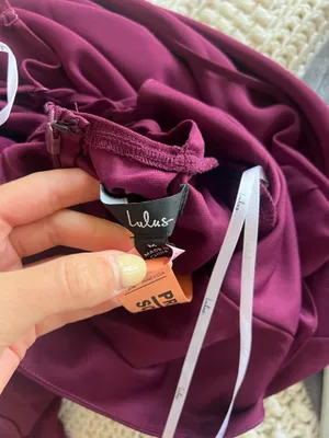 Lulus plum maxi dress thumbnail 3