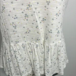 Lucky Brand Floral Sleeveless Peplum Top thumbnail 3