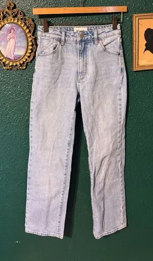 Rolla’s Light Wash Original High Rise Straight Jeans Size 24 thumbnail 1