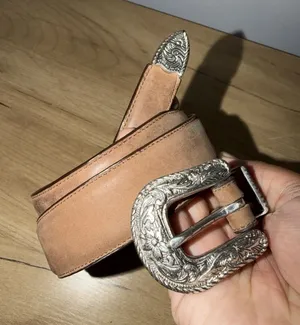 Banana Republic Leather‎ Belt Size 30 Italy Safari Travel 80s Vintage thumbnail 1