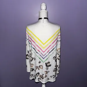 Phil Love Boutique Leopard Print Multicolor Cardigan thumbnail 8