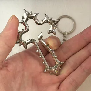 Cross Keychain Charm for Men Women Car Keychain Key Ring Bag Charm Carabiner thumbnail 5
