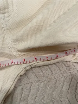 Primark Cream Drawstring Cotton Shorts size 4 thumbnail 8