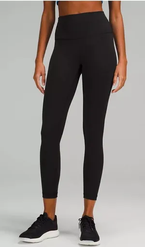 Lululemon Wunder Train leggings 25” HR size‎ 4 in black thumbnail 1