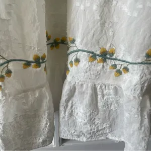Zara Crochet Embroidered Dress Maxi‎ Bloggers Fav thumbnail 14