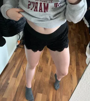 Rewind Black lace shorts thumbnail 1