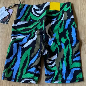 Diane Von Furstenberg Multicolor Zebra Print Shorts thumbnail 3