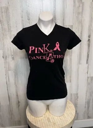 Breast cancer Tshirt Black thumbnail 1