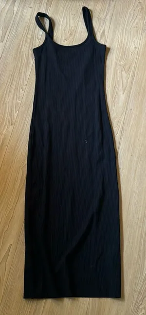 Essex Ribbed Square Neck Tank Dress thumbnail 1