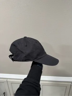 adidas Black Logo Patch Dad Hat thumbnail 2