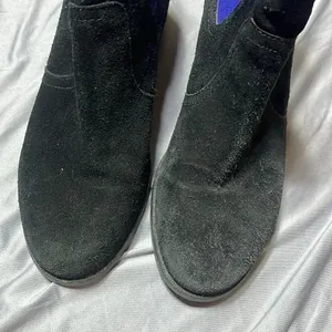 Sperry Black Suede Heeled Ankle Boots Women 9M Classic Neutral Block Heel‎ thumbnail 7