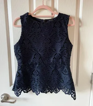 Banana Republic Ann Taylor Peplum Sleeveless Top thumbnail 1