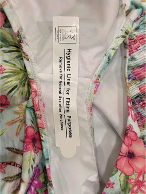 Decree Island Escape Floral Smocked Open One Piece Swimsuit Plus Size XXL thumbnail 8