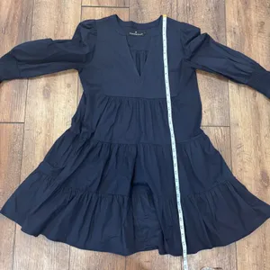 Tuckernuck Pomander Place Navy Blue Cotton Poplin Kenzo Mini Dress Sz Small $98 thumbnail 10