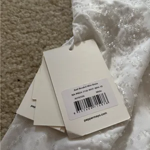 Peppermayo White Beaded Mini Dress thumbnail 3