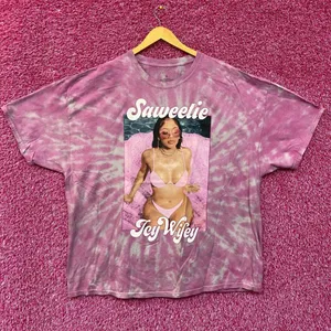 Saweetie Icy Wifey High Maintenance Oversized Rap Tie Dye 2X thumbnail 1