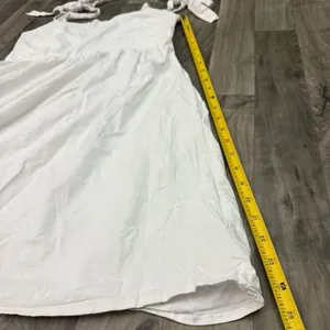 Revolve Clarisbelle white bow detail coquette cottagecore mini sun dress thumbnail 6