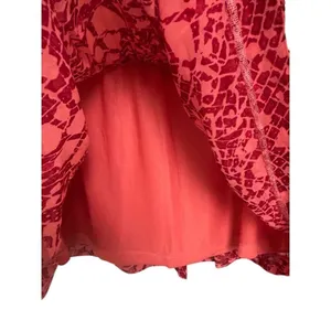 NWT Kensie Elastic Waist Skirt Size M Tall Beach Coral thumbnail 2