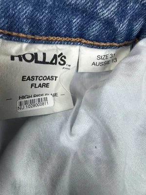 ROLLA'S Light Blue High Rise East Coast Flared Jeans Size: 31 (waist 28”) thumbnail 3