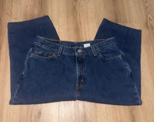 Vintage Levi's 512 Slim Fit Tapered Leg Jeans in‎ Dark Indigo Wash thumbnail 1