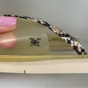 Sam Edelman Women's Transparent Yellow Sandals, size 7.5 thumbnail 5