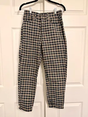 American Eagle Plaid jean thumbnail 1