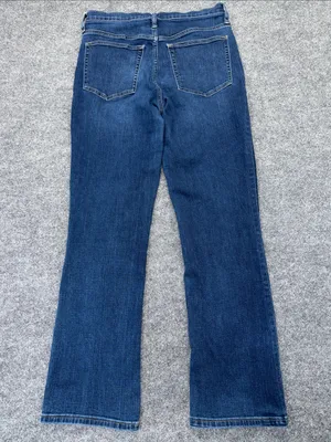 J. Crew Medium Blue Flare Jeans thumbnail 2