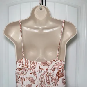 ASOS Design Size 2‎ Brown Cream Sleeveless Boho Western Cottagecore Maxi Dress thumbnail 6