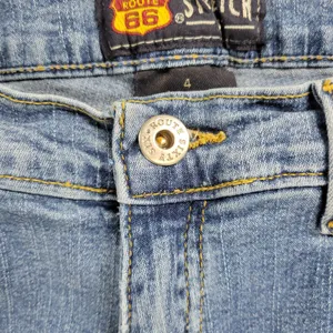 VTG 90s Route 66 Womens Jeans 4 Blue Bootcut Med Wash Mid Rise Stretch Denim thumbnail 12