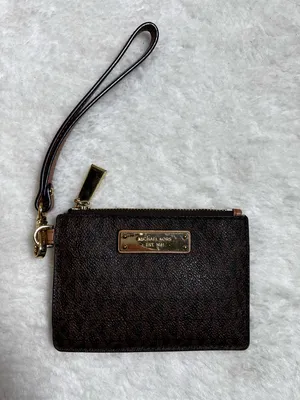 MICHAEL Michael Kors Signature Monogram Coin Purse Wristlet thumbnail 2