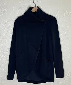 Lululemon Women's‎ Black Rulu Rally Wrap Long Sleeve Jacket with Thumbholes Sz 4 thumbnail 1