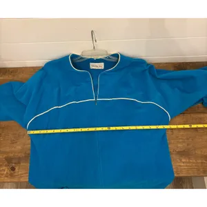 Vintage Vanity Fair Robe Womens Medium‎ Blue Full Zip Lounger Housecoat Vintage thumbnail 6
