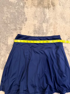 Source Unknown Women’s Blue Athletic Skirt - Performance Tennis/Golf built in shorts thumbnail 3
