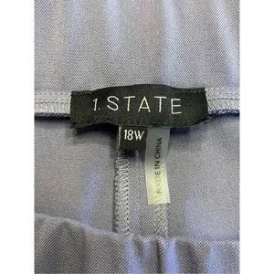 1.STATE Split Cuff Straight Leg Pants size 18W nwot (2958) thumbnail 6