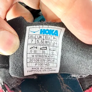 Hoka One One Women's Stinson ATR Trail Running Shoe Size 7 Hiking Gray Red thumbnail 8