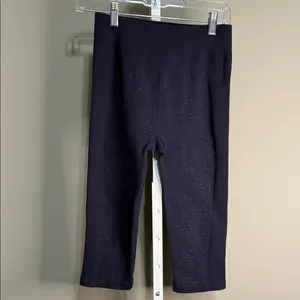 Lululemon Free‎ To Flow Crop Legging Midnight Navy/White Size 4 thumbnail 6